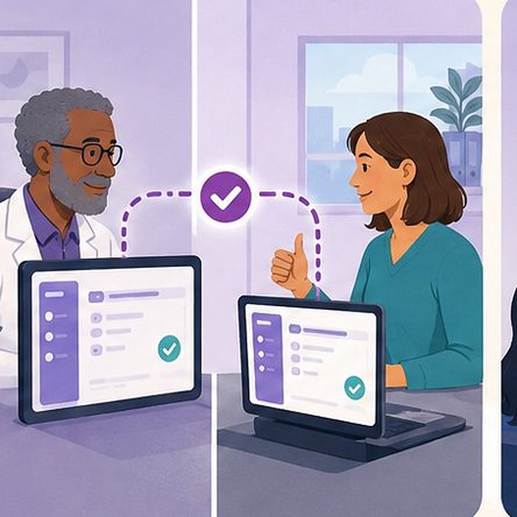 Illustration: a validated study form confirmed together with the site team